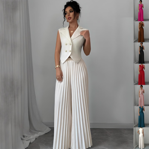 CityMuse Sleeveless Suit Set β Haute Edition 25